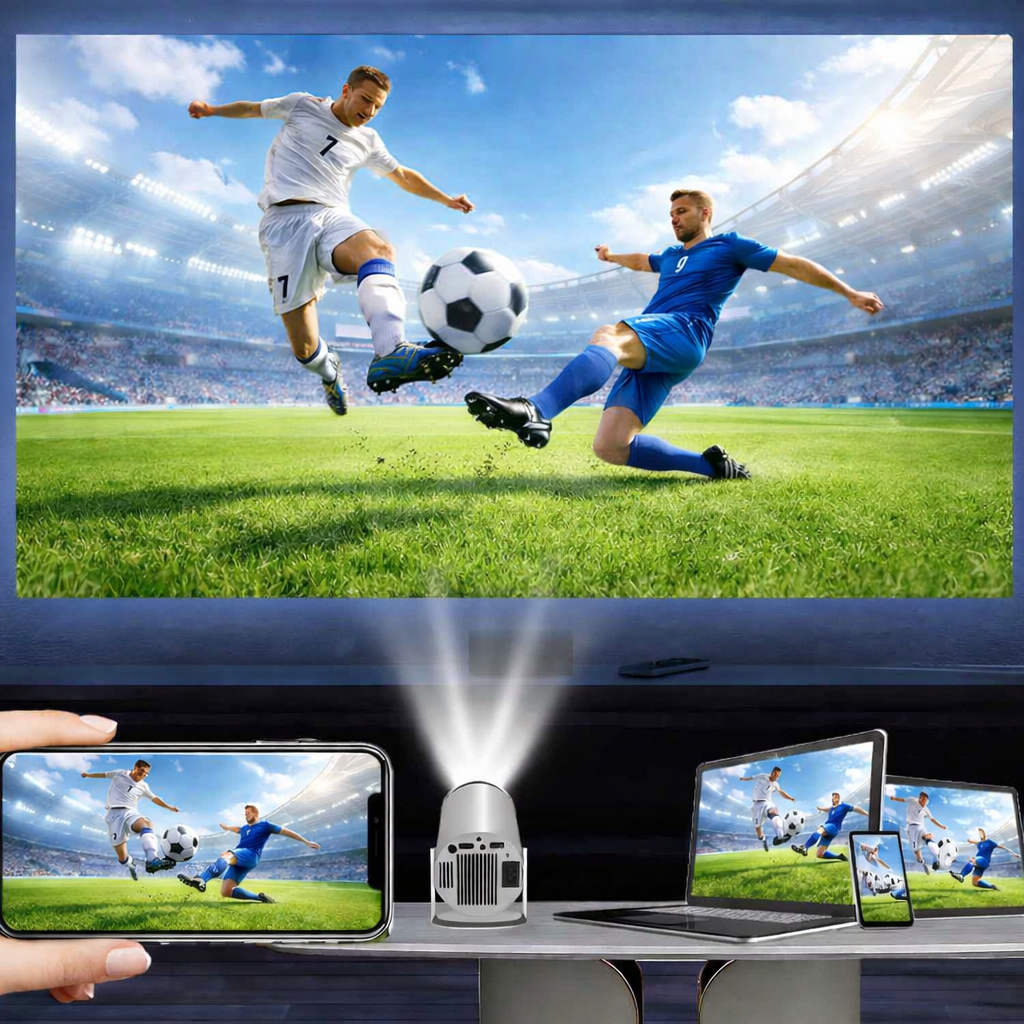 Écoutez vos sports sur écran géant dans votre maison avec ce projecteur numérique